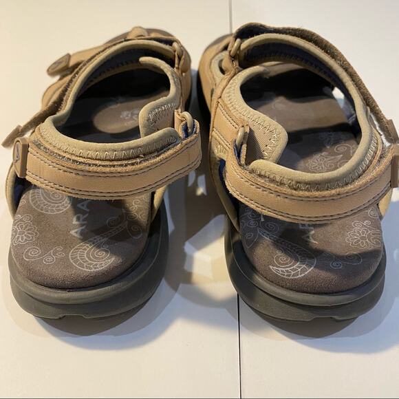Aravon Sandals Womens Size 6 Wide Rev 3 Strap flat comfort walking hook & Loop - Picture 7 of 9